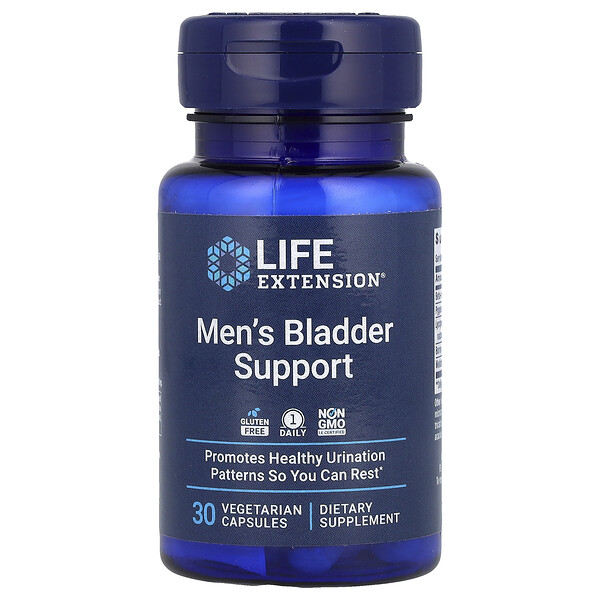 Men's Bladder Control, 30 вегетарианских капсул Life Extension
