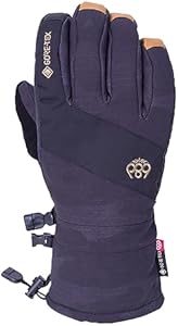 686 Men's Gore-TEX Linear Glove - 3L Softshell Fabric Snow & Ski Gloves - Water & Weather Resistant 686