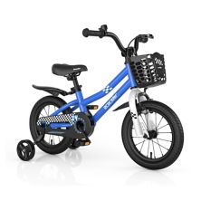 Детский велосипед с 2 тренировочными колесами для детей 3–5 лет Slickblue