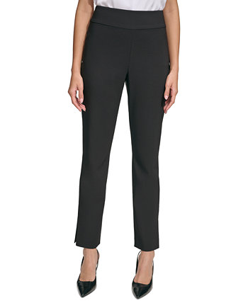 Женские прямые брюки с высокой посадкой Calvin Klein