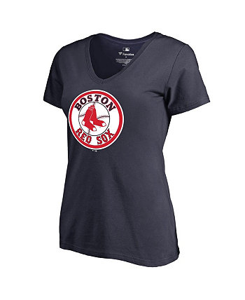 Women's Navy Boston Red Sox Cooperstown Collection Forbes T-shirt Fanatics