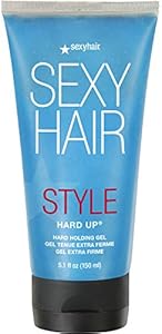 SexyHair Style Hard Up Hard Holding Gel | Extreme Hold | Non-Flaking Formula | All Hair Types SEXYHAIR