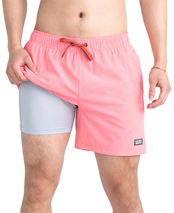 Мужские шорты для плавания Oh Buoy 2N1 Solid Volley 5 дюймов SAXX