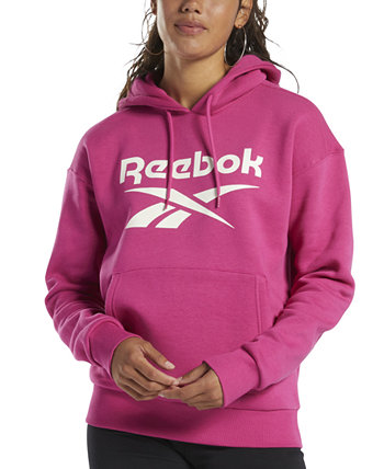 Женская флисовая толстовка с большим логотипом Reebok