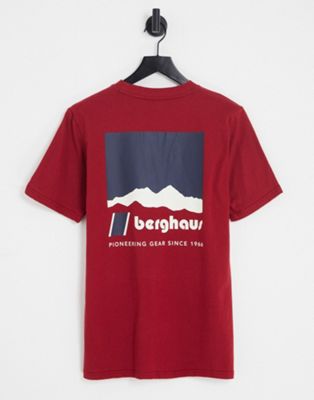 Бордовая футболка Berghaus Skyline Lhotse Berghaus