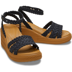 Brooklyn Ankle Strap Wedge Platform Sandals Crocs