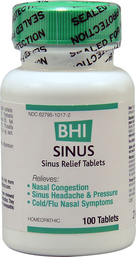 MediNatura BHI Sinus гомеопатическое лекарство - 100 таблеток MediNatura