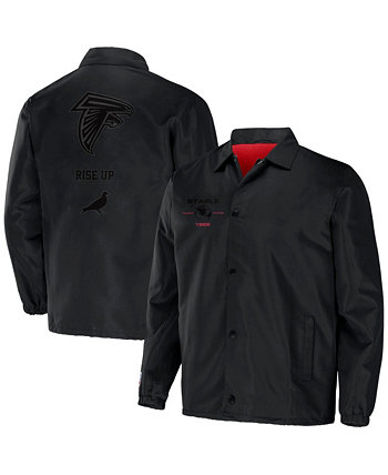 Мужская нейлоновая куртка с вышивкой NFL X Staple Atlanta Falcons черного цвета NFL