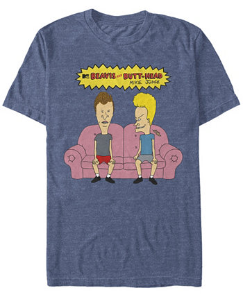 Мужская футболка с короткими рукавами и логотипом MTV Couch Potatoes Beavis and Butthead