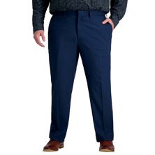 Мужские Повседневные брюки HAGGAR Premium Comfort Straight-Fit Flat-Front HAGGAR