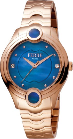 Женские кварцевые часы-браслет, 34 мм Ferre Milano