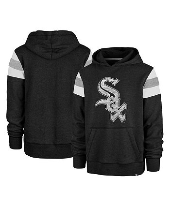 Мужской пуловер с капюшоном Heather Black Chicago White Sox Premier Nico '47 Brand
