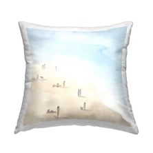 Stupell Home Decor People Lounging at Beach Decorative Throw Pillow Stupell Home Decor