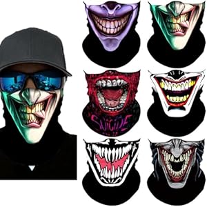 Балаклава Sidasion Neck Gaiter Mask, UV Protection Bandana Gator Face Cover Covering Mask, Tube Scarf, Neck Warmer Balaclava, Headband Sidasion