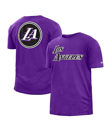 Мужская фиолетовая футболка Los Angeles Lakers 2022/23 City Edition Big and Tall New Era