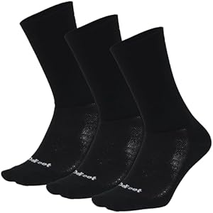 Спортивные носки DeFeet Aireator 6" D-Logo с двойным манжетом для велоспорта и бега DeFeet