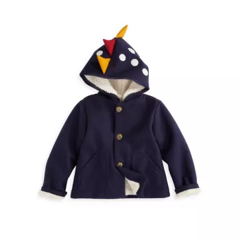 Baby Boy's &amp; Куртка с капюшоном и динозавром для маленького мальчика Bella Bliss