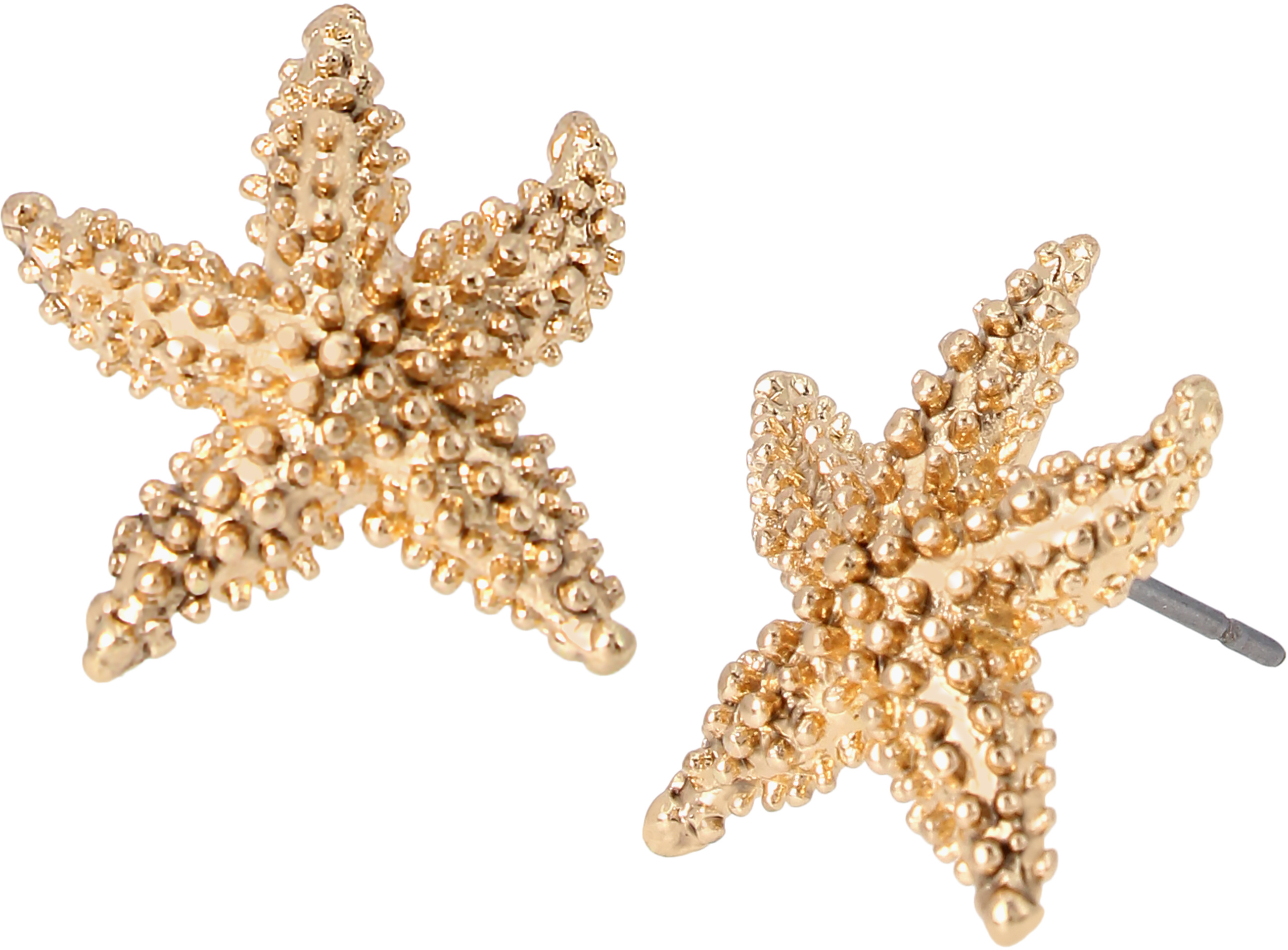 Серьги-гвоздики с морской звездой Betsey Johnson