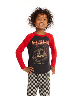 Def Leppard - футболка реглан с длинными рукавами On Through The Night (Little Kids/Big Kids) Chaser