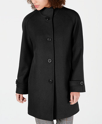Jones new york stand collar coat store