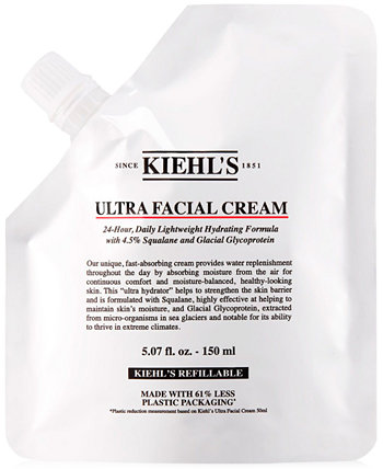 Пакетик Ultra Facial Cream Refill Pouch, 5,07 унции. Kiehl's Since 1851