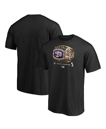 Мужская черная футболка с блестками и бриллиантами Los Angeles Lakers 2020 NBA Finals Champions Fanatics