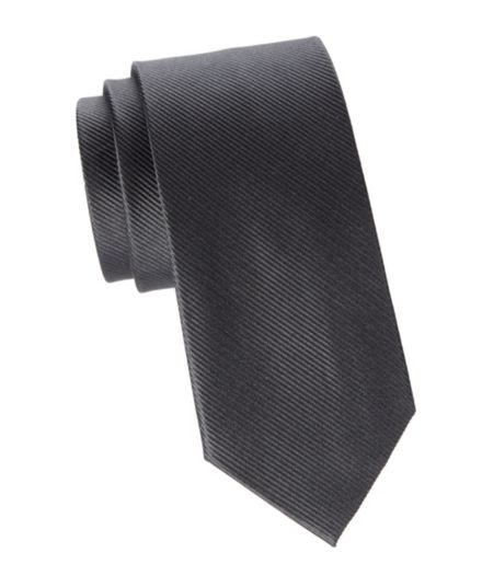 Полосатый шелковый галстук из твила BRUNO PIATTELLI