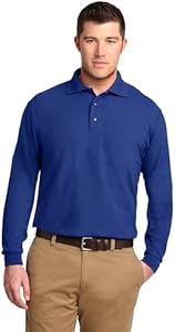 Port Authority Tall Silk Touch Long Sleeve Polo Port Authority