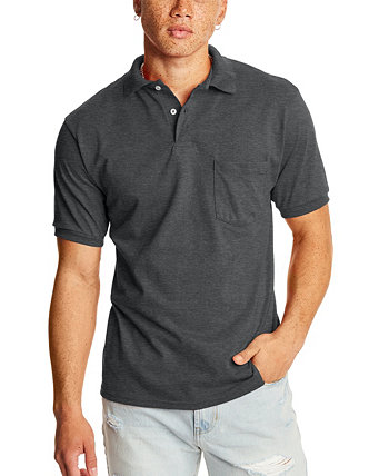 EcoSmart Men's Pocket Polo Shirt, 2-Pack Hanes
