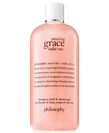 Amazing Grace Ballet Rose Шампунь, гель для ванны и душа, 16 унций. Philosophy