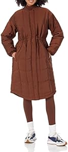 Amazon Essentials Women's Oversized Quilted Coat (Available in Plus Size) Amazon Essentials