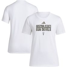 Женская футболка adidas White Arizona State Sun Devils AEROREADY Military Appreciation Pregame Adidas