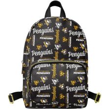 Youth FOCO Black Pittsburgh Penguins Repeat Brooklyn Mini Backpack Unbranded