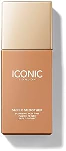 ICONIC LONDON Super Smoother Blurring Skin Tint | Light to Medium Coverage, Hydrating, Ultra-Lightweight Tinted Moisturizer, Cruelty-Free, Vegan Makeup Iconic London