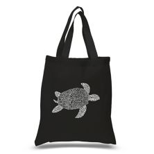 Small Word Art Tote Bag - Turtle LA Pop Art