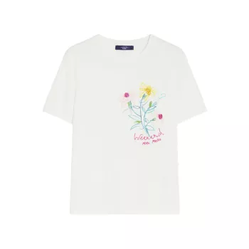 Bassano Flower Graphic T-Shirt Weekend Max Mara