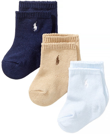 3 пары носков с круглым вырезом для мальчиков Ralph Lauren Ralph Lauren