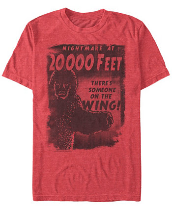 CBS мужская кошмарная футболка на 20000 футов с коротким рукавом Twilight Zone