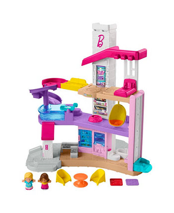 Игровой набор Little People Barbie Little DreamHouse для малышей, светильники Fisher-Price