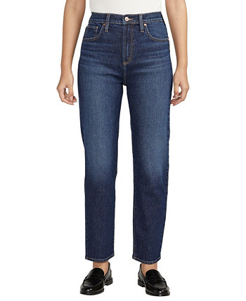 Женские узкие прямые джинсы с высокой посадкой Silver Jeans Co.