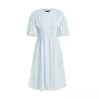 Cotton Jersey &amp; Tulle T-Shirt Dress Simone Rocha