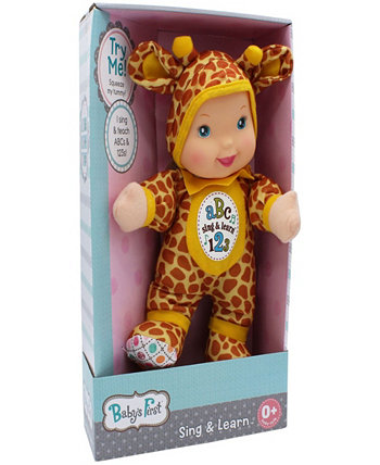 Пой, учись, игрушка-кукла-жираф Baby's First by Nemcor