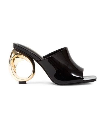 Jloo Circular Metallic Heel Sandals Lady Couture
