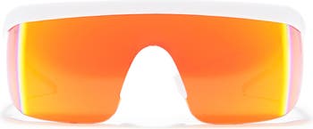 Крупногабаритные солнцезащитные очки Miami Ice 50 мм в белой оправе Tipsy elves