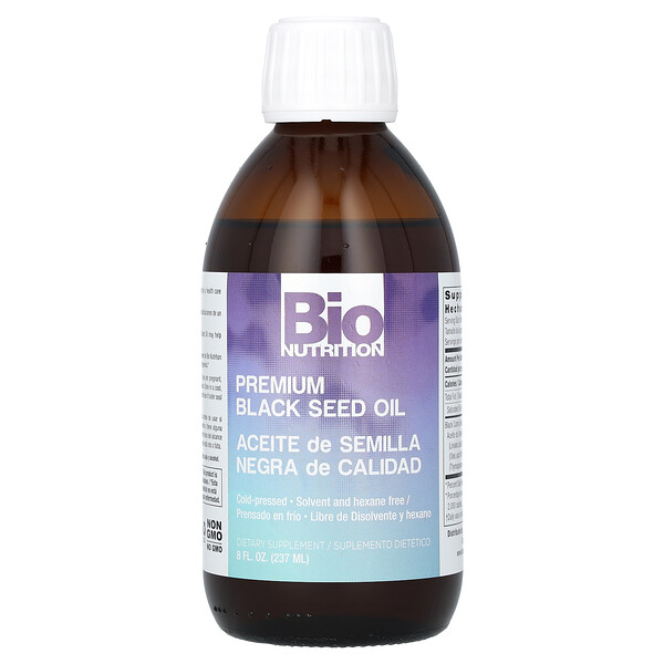 Масло черного тмина премиум-класса, 8 жидких унций (237 мл) Bio Nutrition