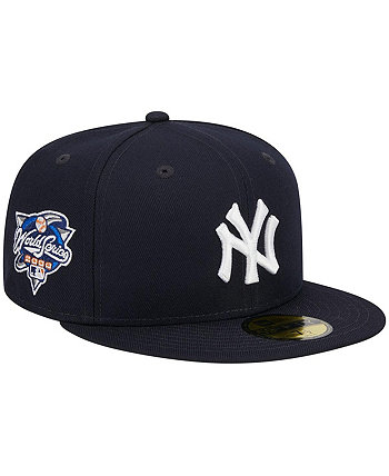 Мужская темно-синяя приталенная шляпа New York Yankees 2000 World Series Team Color 59FIFTY New Era