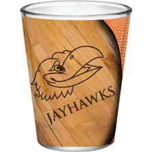 Kansas Jayhawks 2oz. Basketball Collector Shot Glass Unbranded