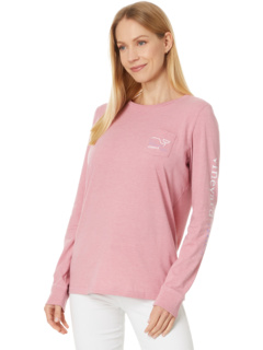 Женская Футболка Vineyard Vines Burgee Whale Long Sleeve Dunes Vineyard Vines