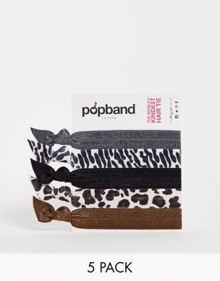 Popband Animal Hairbands 5 Pack Popband