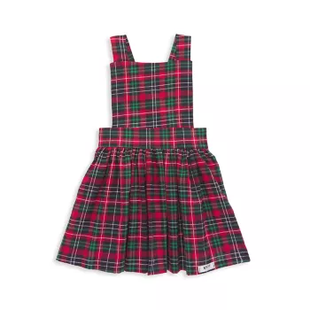 Для маленьких девочек &amp; Праздничное платье-сарафан в клетку в клетку для маленьких девочек Worthy Threads